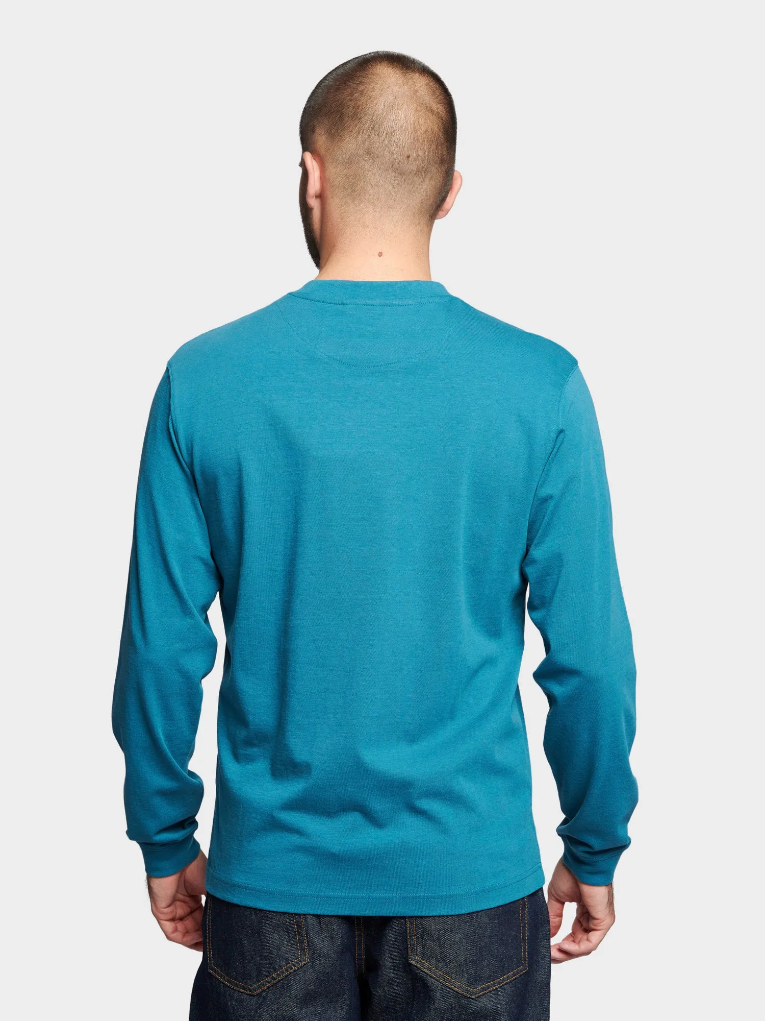 Chest Pocket Long Sleeve T-Shirt in Mallard Blue sold by Penfield product image thumbnail 5