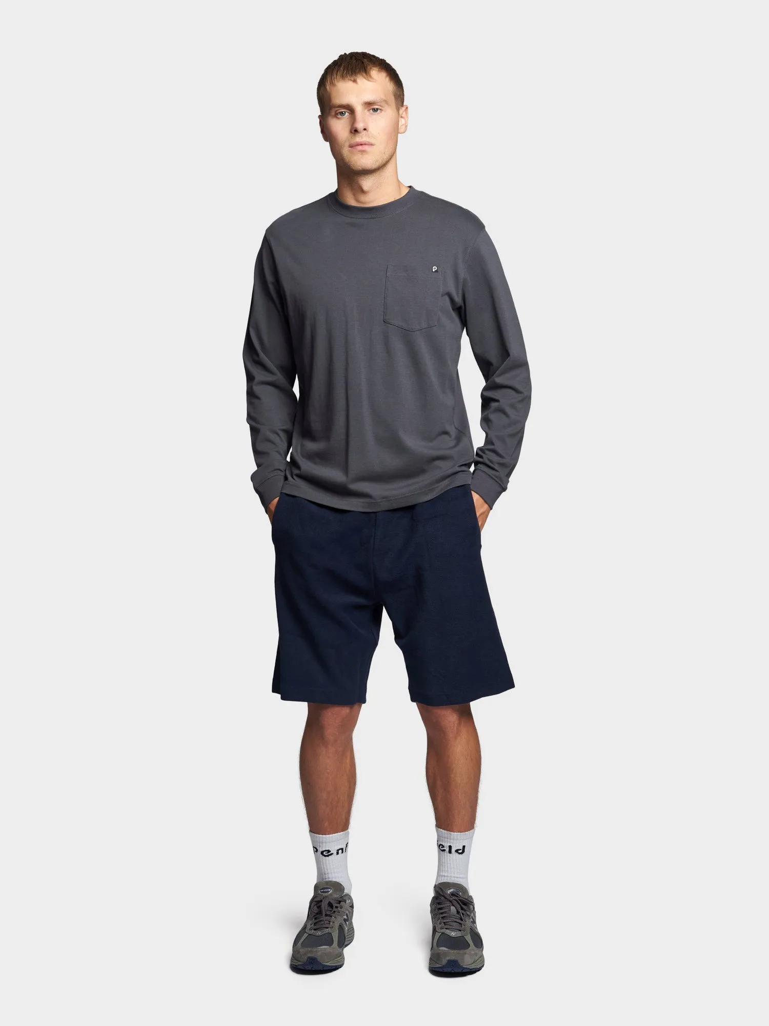 Chest Pocket Long Sleeve T-Shirt in Ebony sold by Penfield product image thumbnail 3