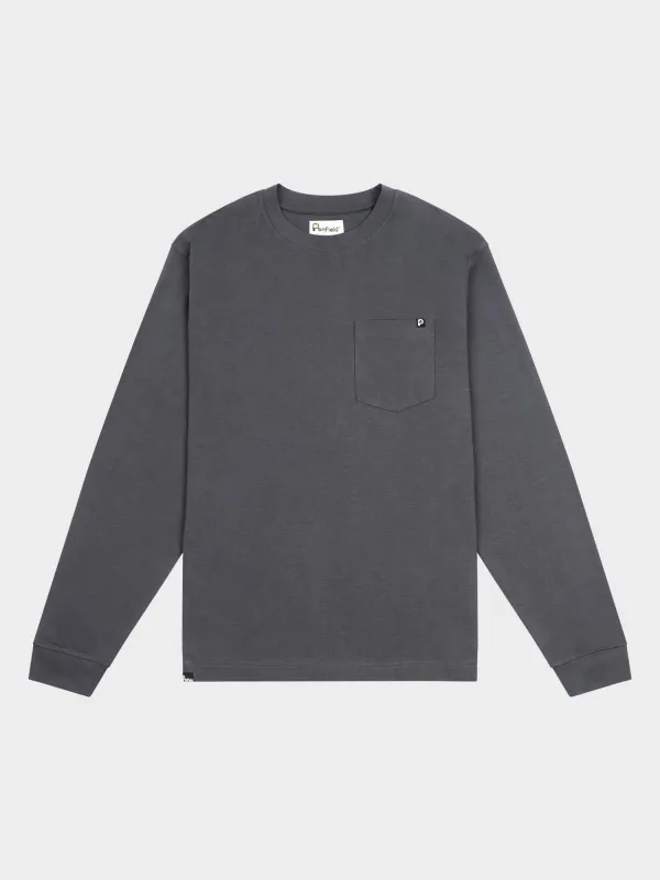 Chest Pocket Long Sleeve T-Shirt in Ebony sold by Penfield