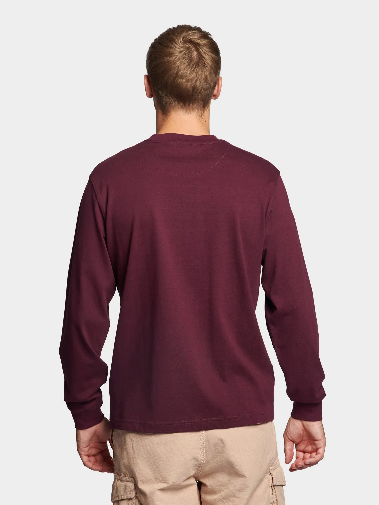 Chest Pocket Long Sleeve T-Shirt in Winetasting sold by Penfield product image thumbnail 5