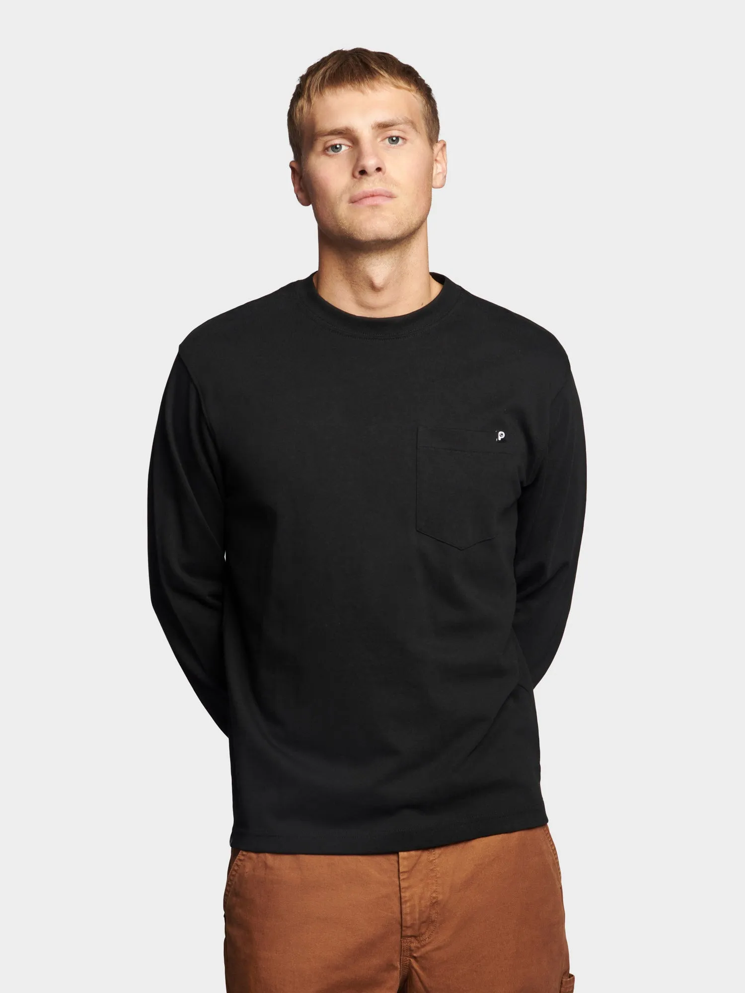 Chest Pocket Long Sleeve T-Shirt in Black sold by Penfield product image thumbnail 2