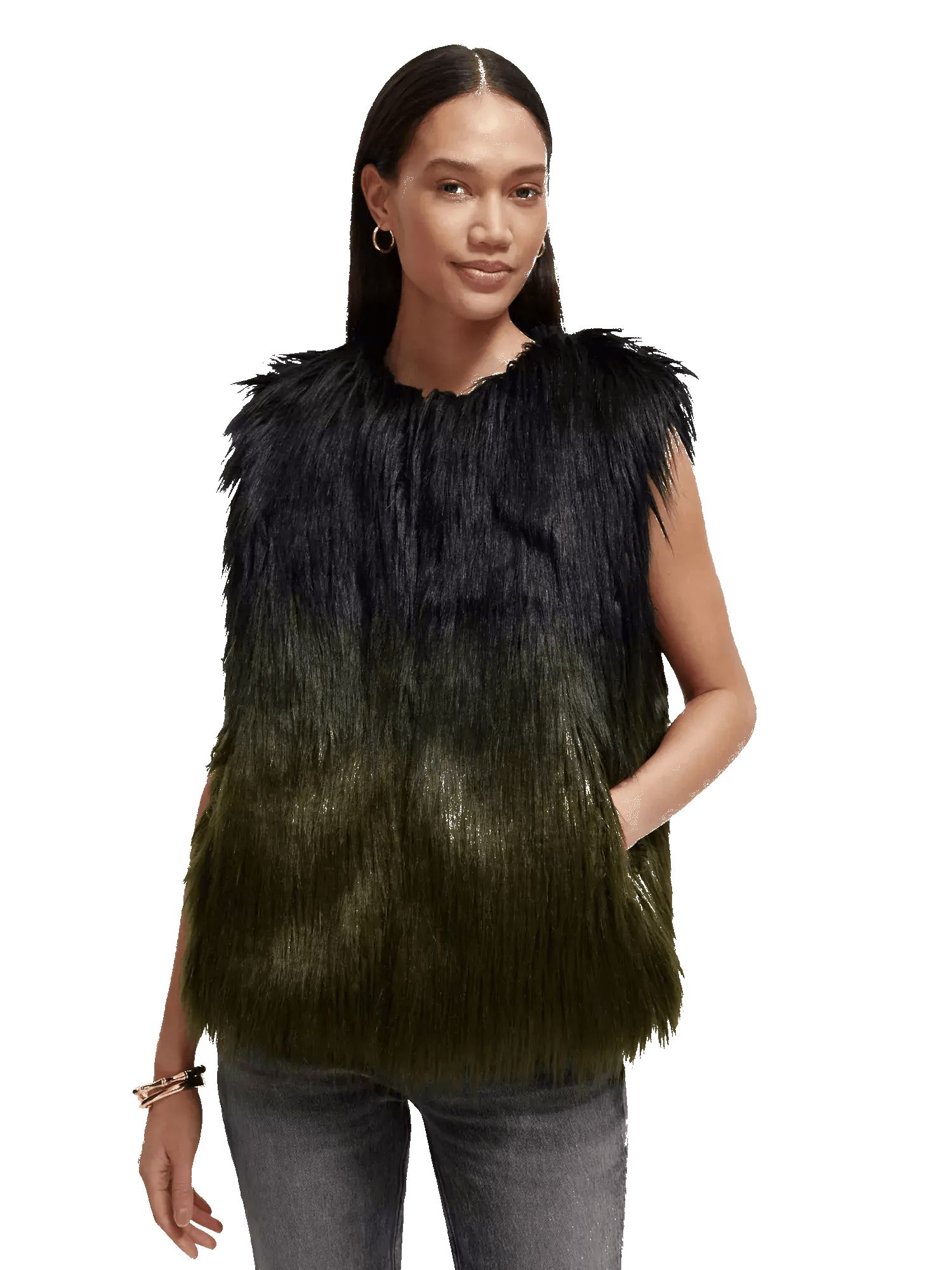 Faux Fur Gilet sold by Pepin