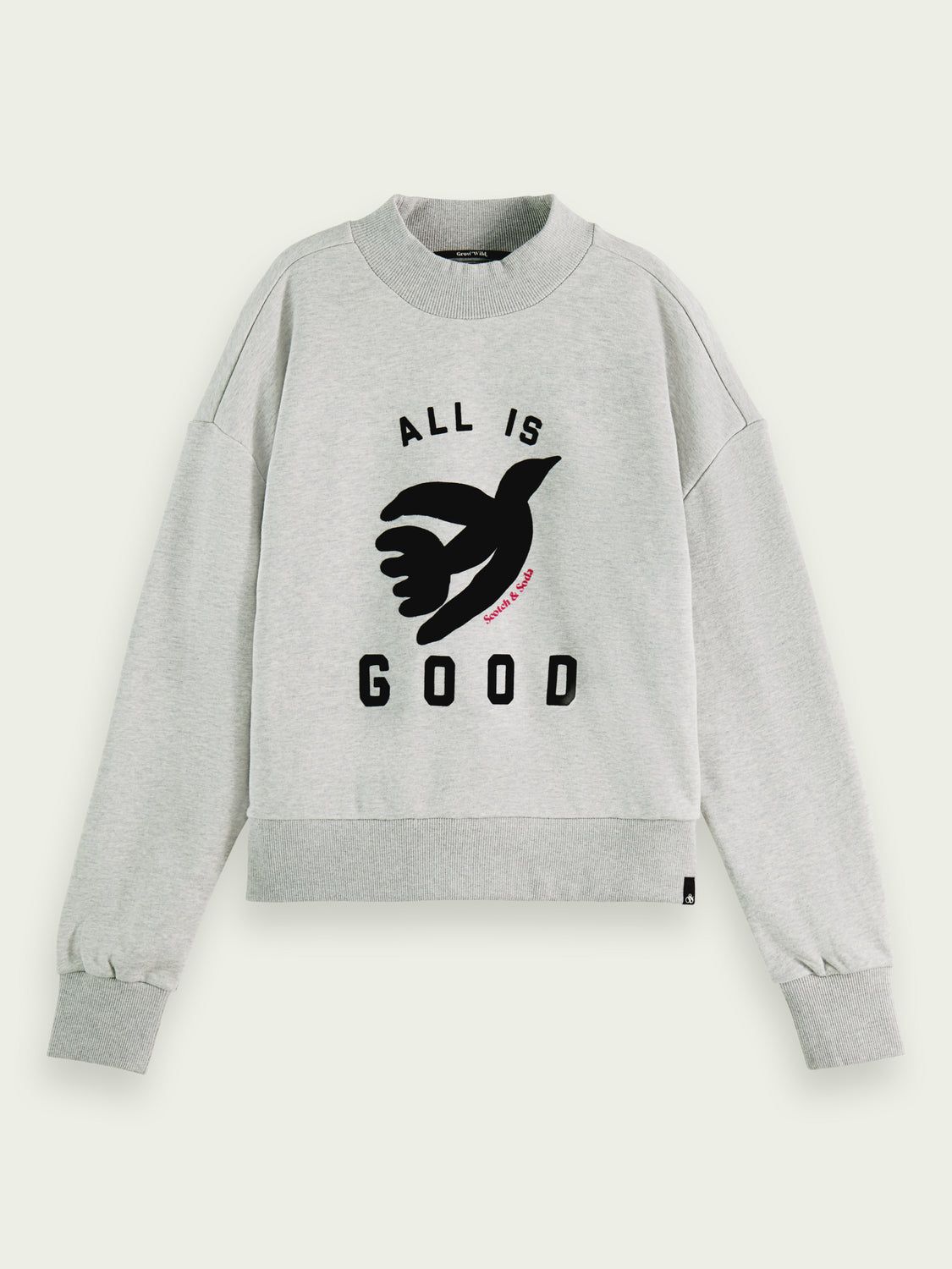 SCOTCH & SODA - Sweat court col cheminée coupe ample sold by Pepin product image thumbnail 4