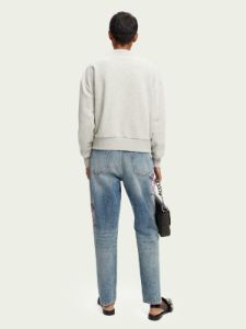 SCOTCH & SODA - Sweat court col cheminée coupe ample sold by Pepin