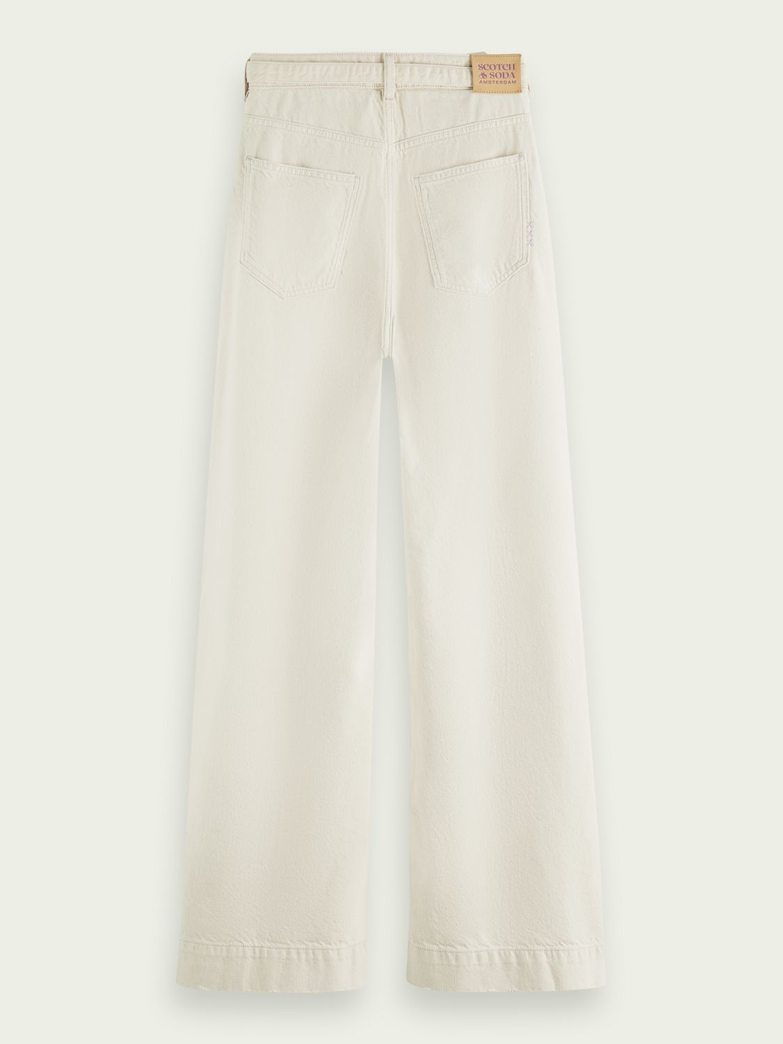 SCOTCH & SODA - Chino en jean large taille haute The Shore sold by Pepin product image thumbnail 5