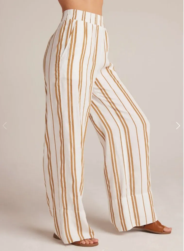 Bella Dahl - Wide Leg Pant - Redwood Stripe sold by Pepin product image thumbnail 3