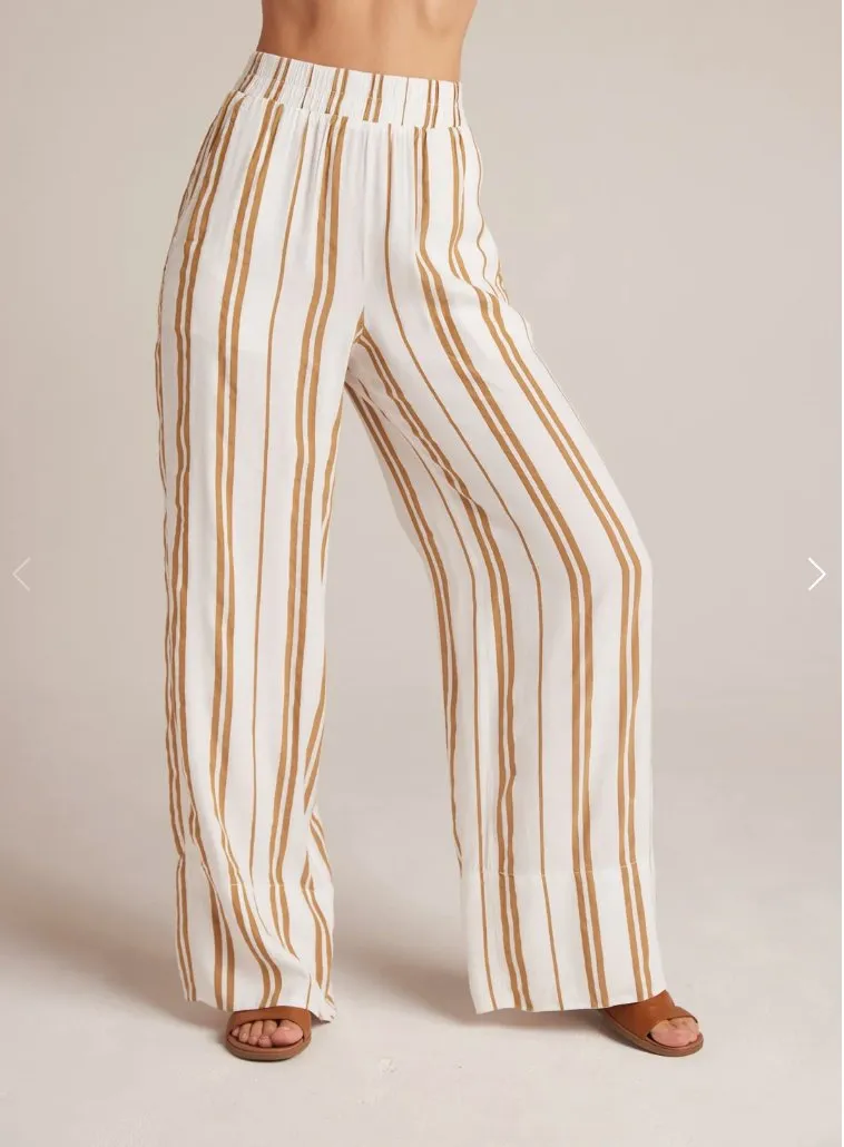 Bella Dahl - Wide Leg Pant - Redwood Stripe sold by Pepin