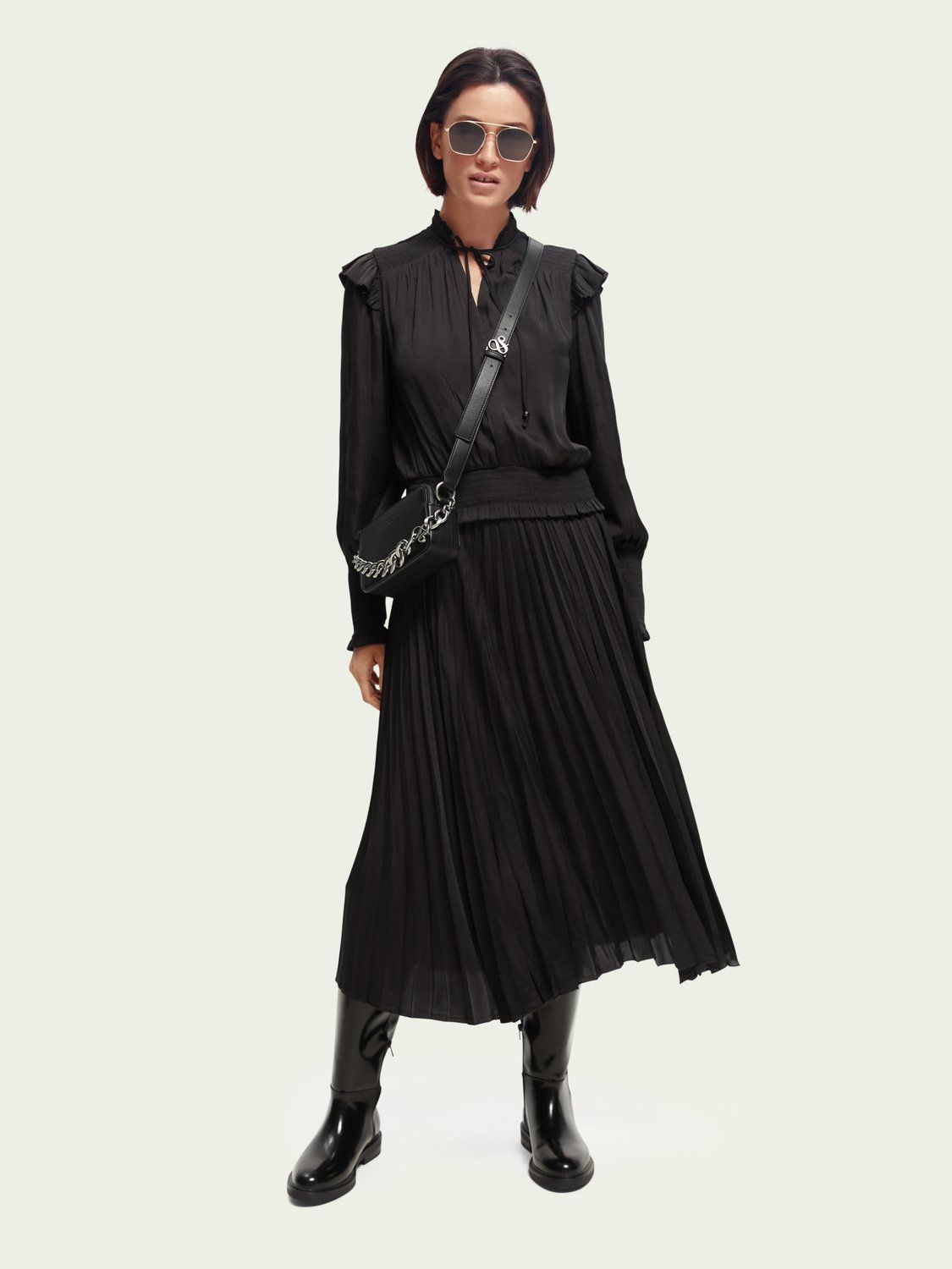 Scotch & Soda - Robe midi smocké sold by Pepin