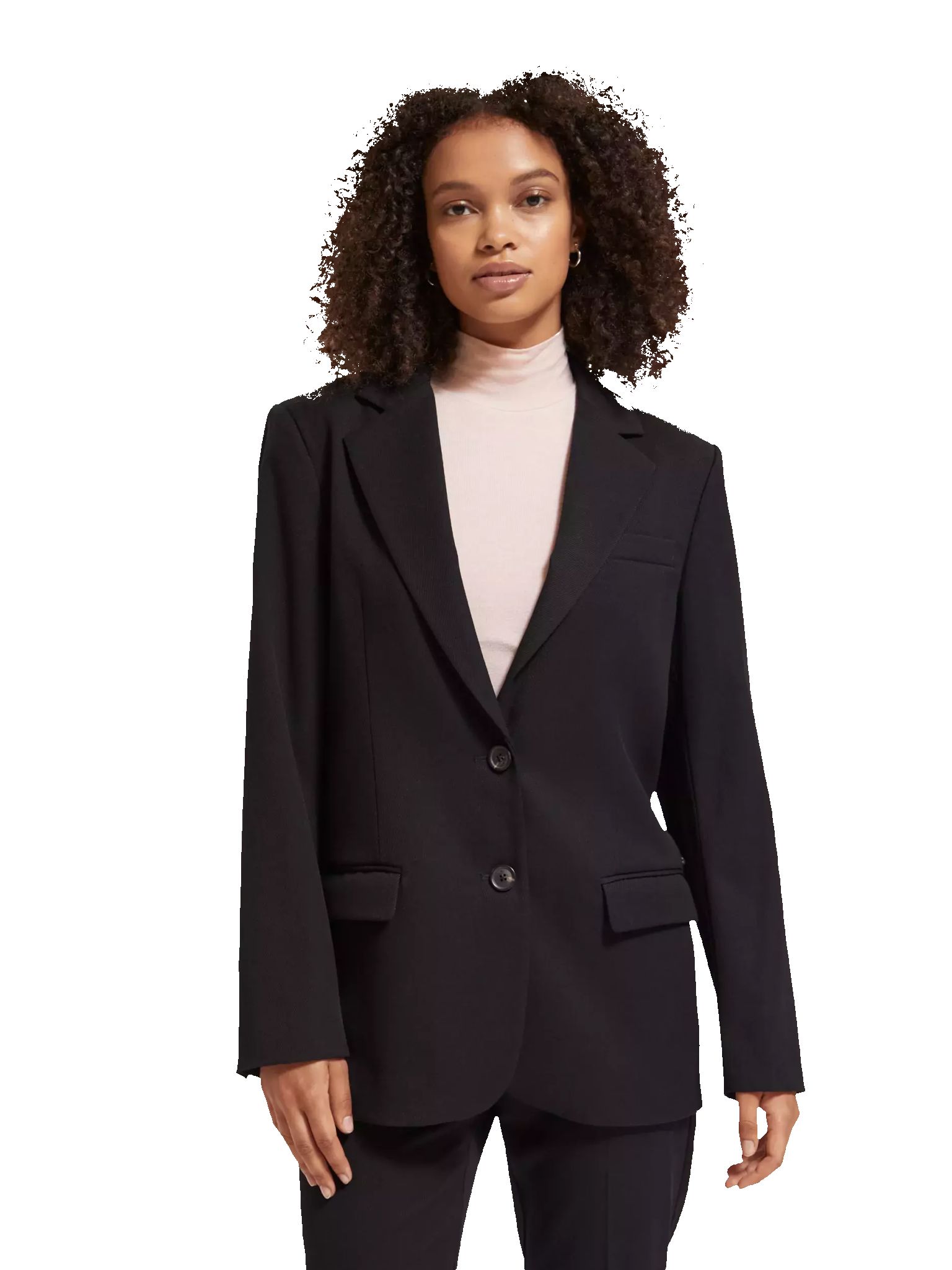 Gabardine boyfriend single breasted blazer sold by Pepin product image thumbnail 2