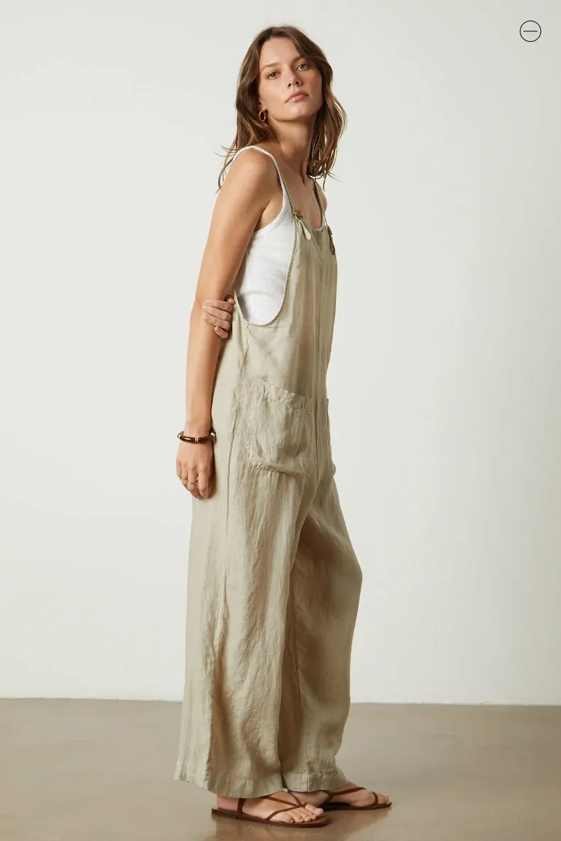 Velvet - Isabel Linen Romper sold by Pepin product image thumbnail 3