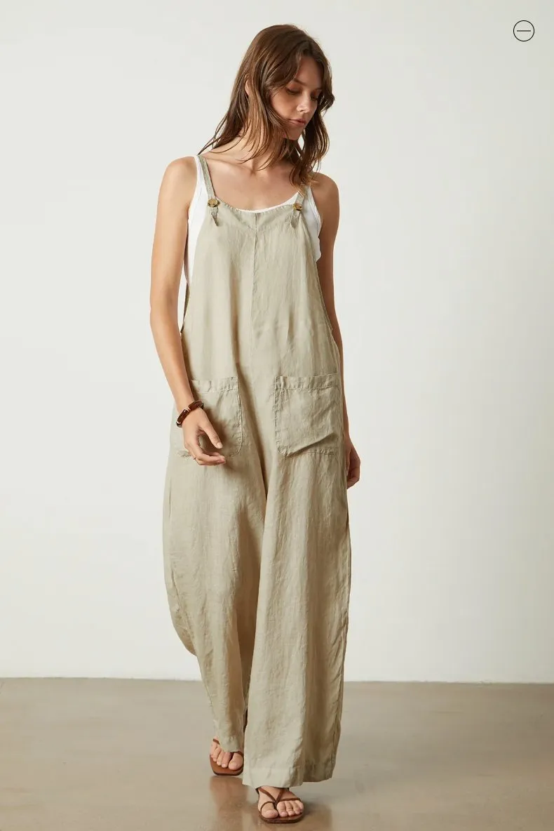 Velvet - Isabel Linen Romper sold by Pepin product image thumbnail 2