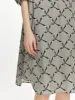 Graphic-print cotton mini dress by JNBY sold by Pepin