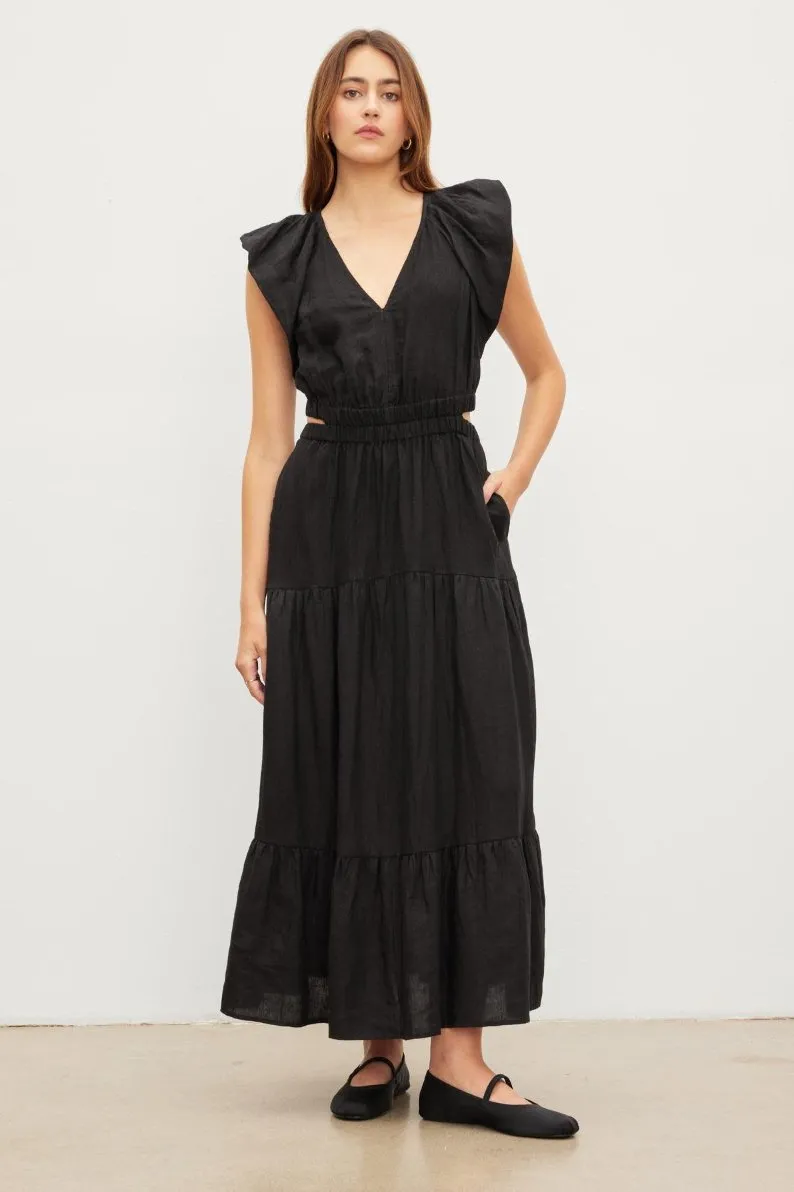 Velvet - GINGER DRESS IN BLACK sold by Pepin