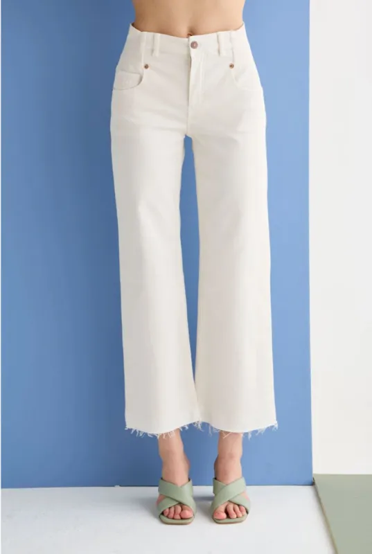 Women's Off White trousers | EUROPEAN CULTURE sold by Pepin