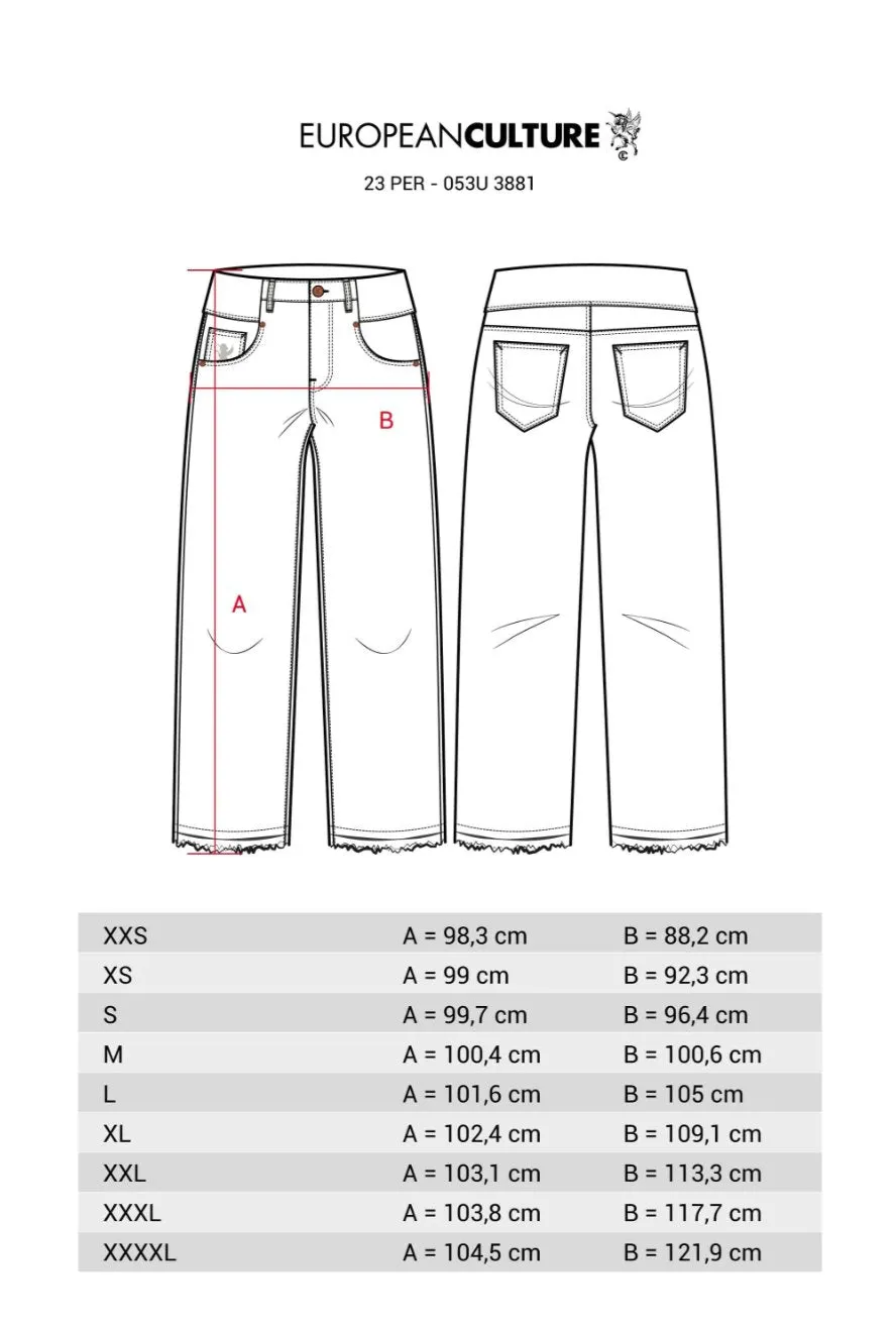 Women's Off White trousers | EUROPEAN CULTURE sold by Pepin product image thumbnail 4
