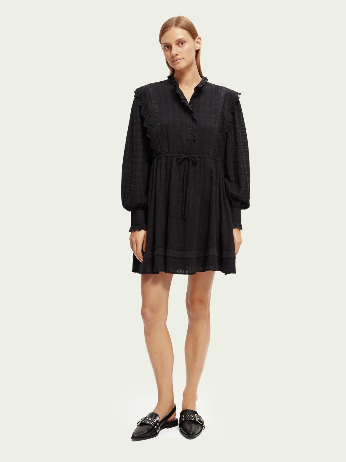 SCOTCH & SODA - Mini robe broderie anglaise sold by Pepin