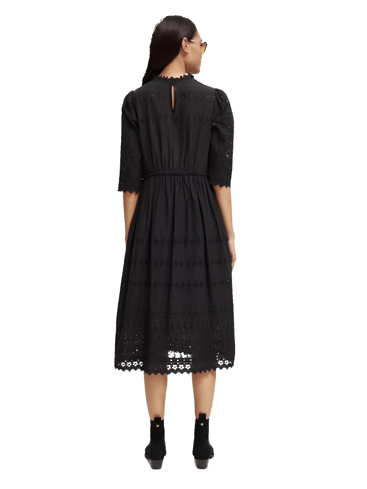 173364-Broderie anglaise organic cotton midi dress sold by Pepin product image thumbnail 3