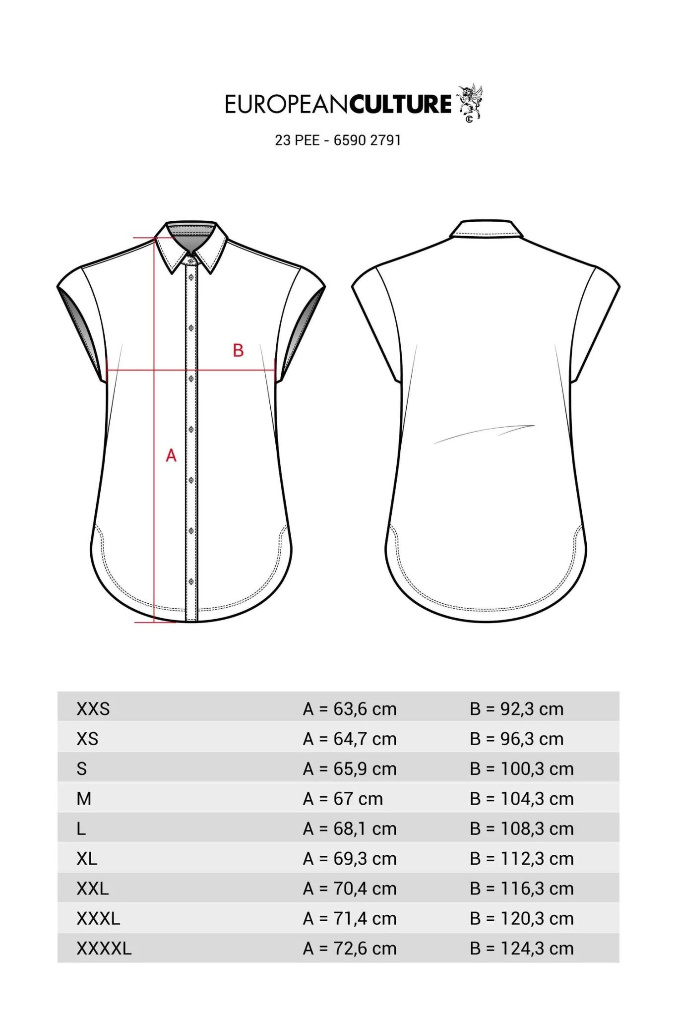 EUROPEAN CULTURE - Chemise à manches courtes sold by Pepin product image thumbnail 3