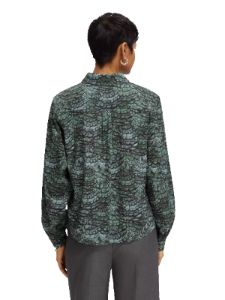 175234-Printed balloon sleeve shirt sold by Pepin