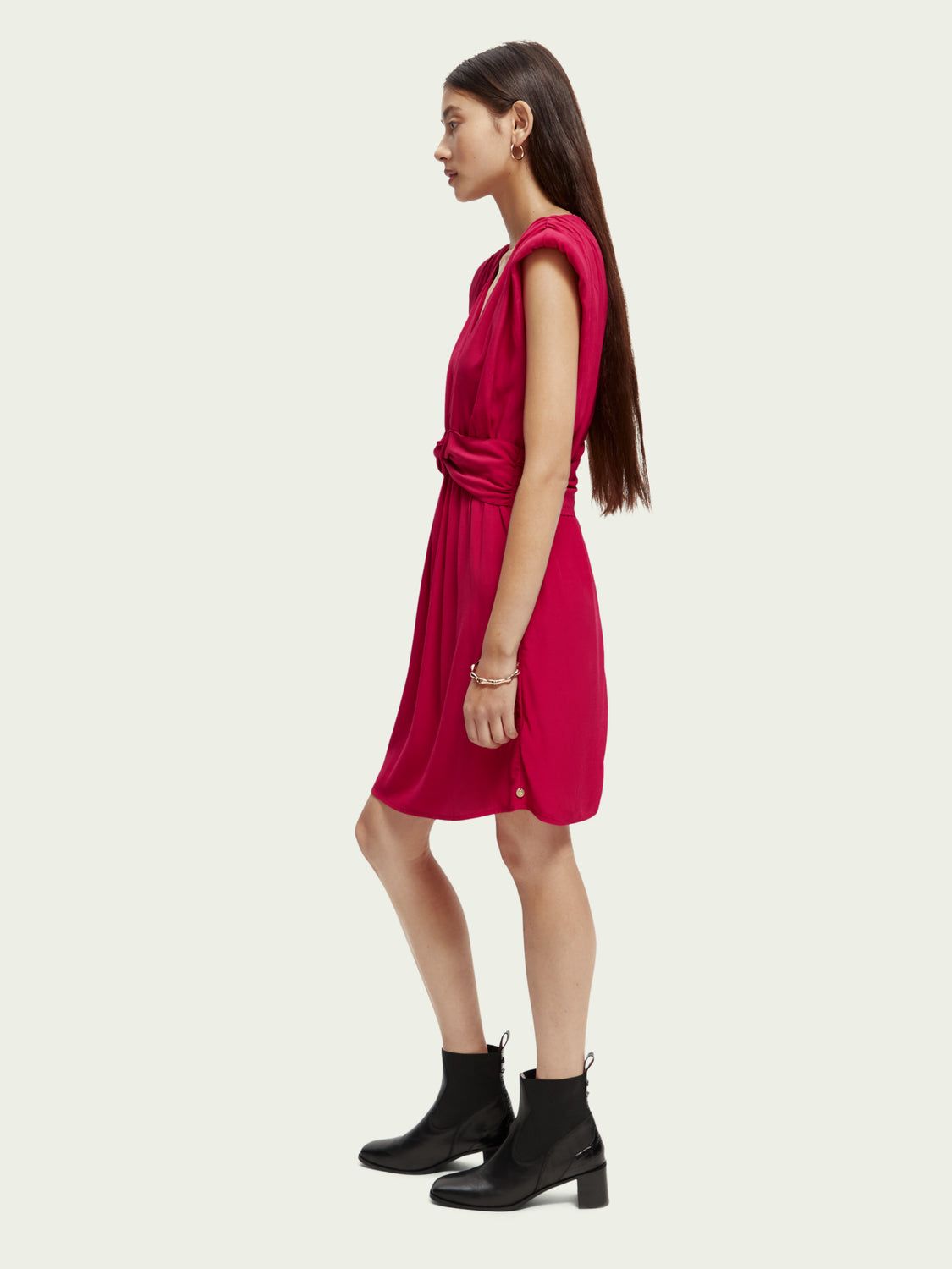 SCOTCH & SODA - Mini robe col V avec ceinture nouée sold by Pepin product image thumbnail 3