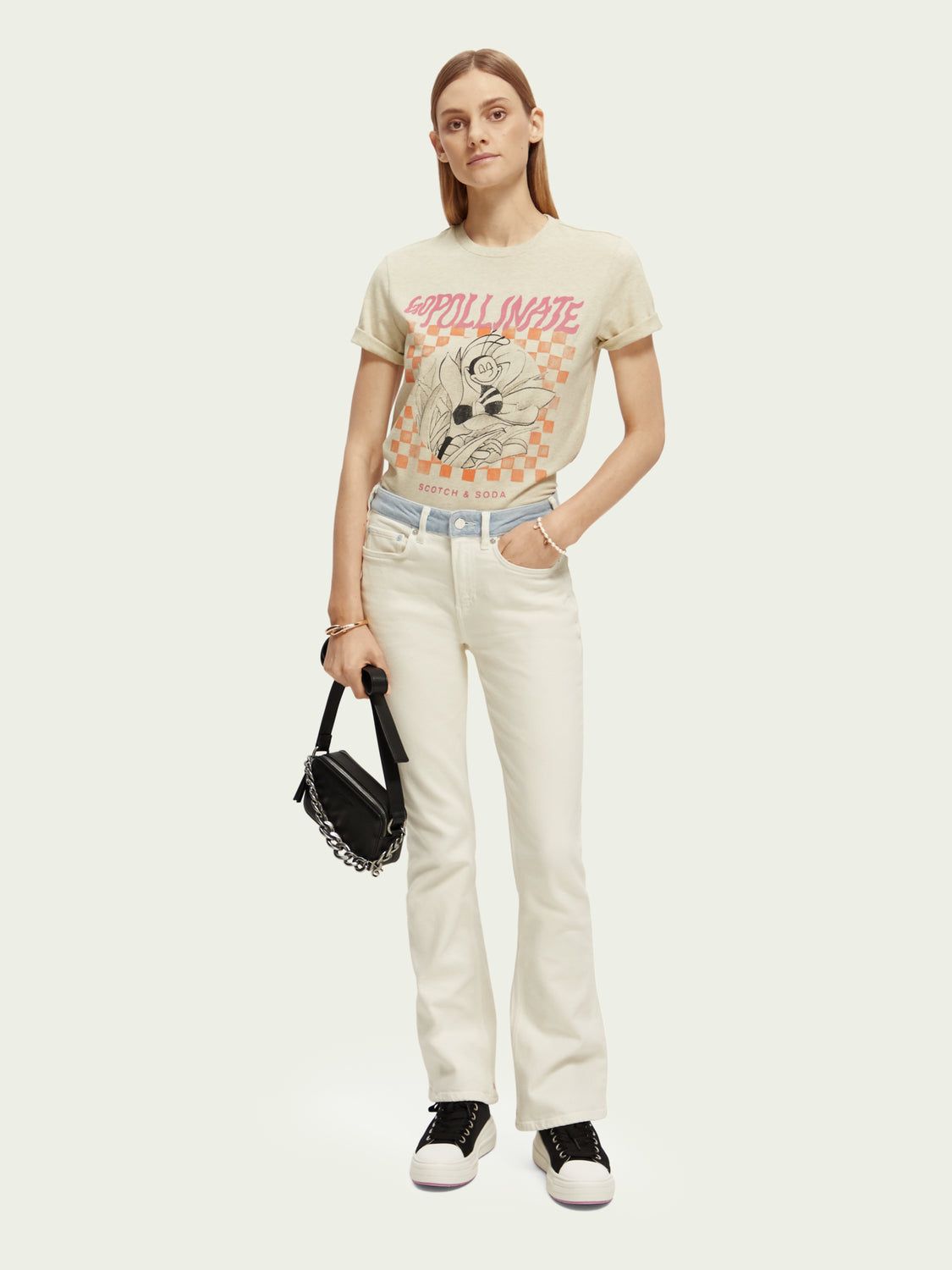 SCOTCH & SODA - T-shirt coupe ample en coton bio sold by Pepin product image thumbnail 4
