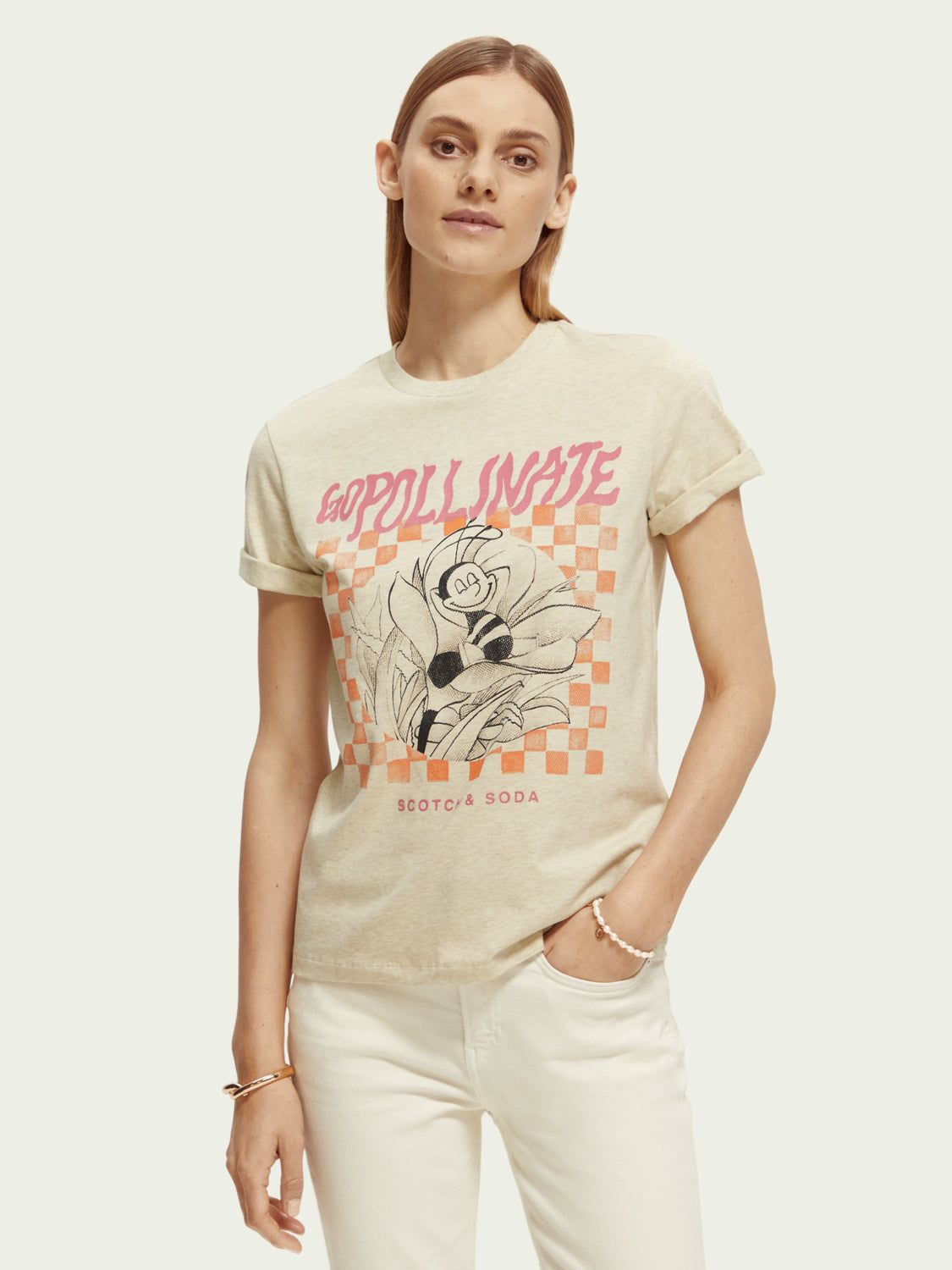 SCOTCH & SODA - T-shirt coupe ample en coton bio sold by Pepin
