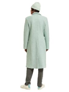 Single-Breasted Wool-Blended Coat sold by Pepin