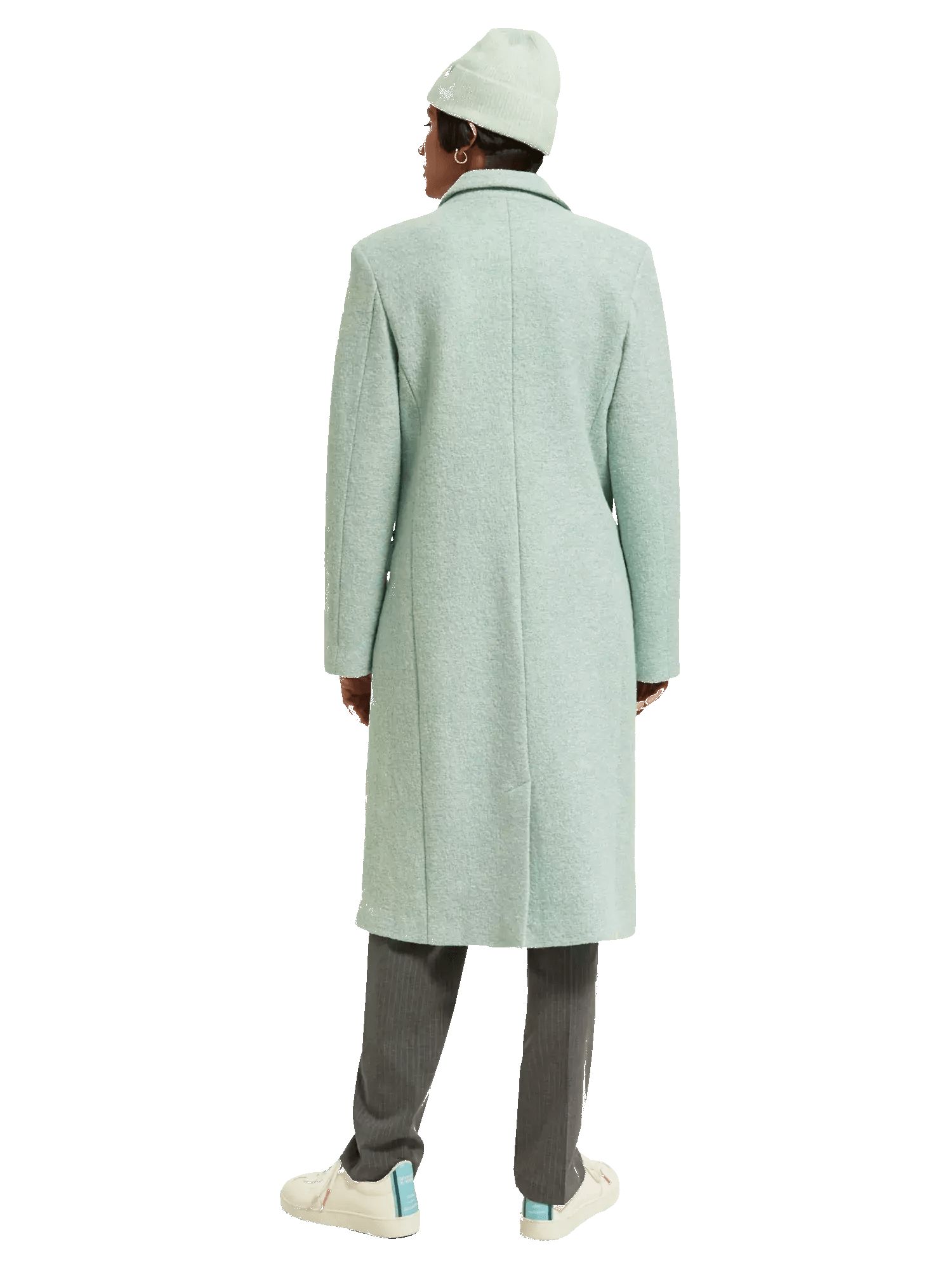 Single-Breasted Wool-Blended Coat sold by Pepin product image thumbnail 4