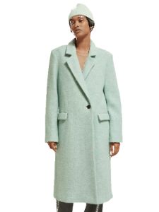 Single-Breasted Wool-Blended Coat sold by Pepin