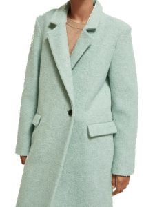 Single-Breasted Wool-Blended Coat sold by Pepin