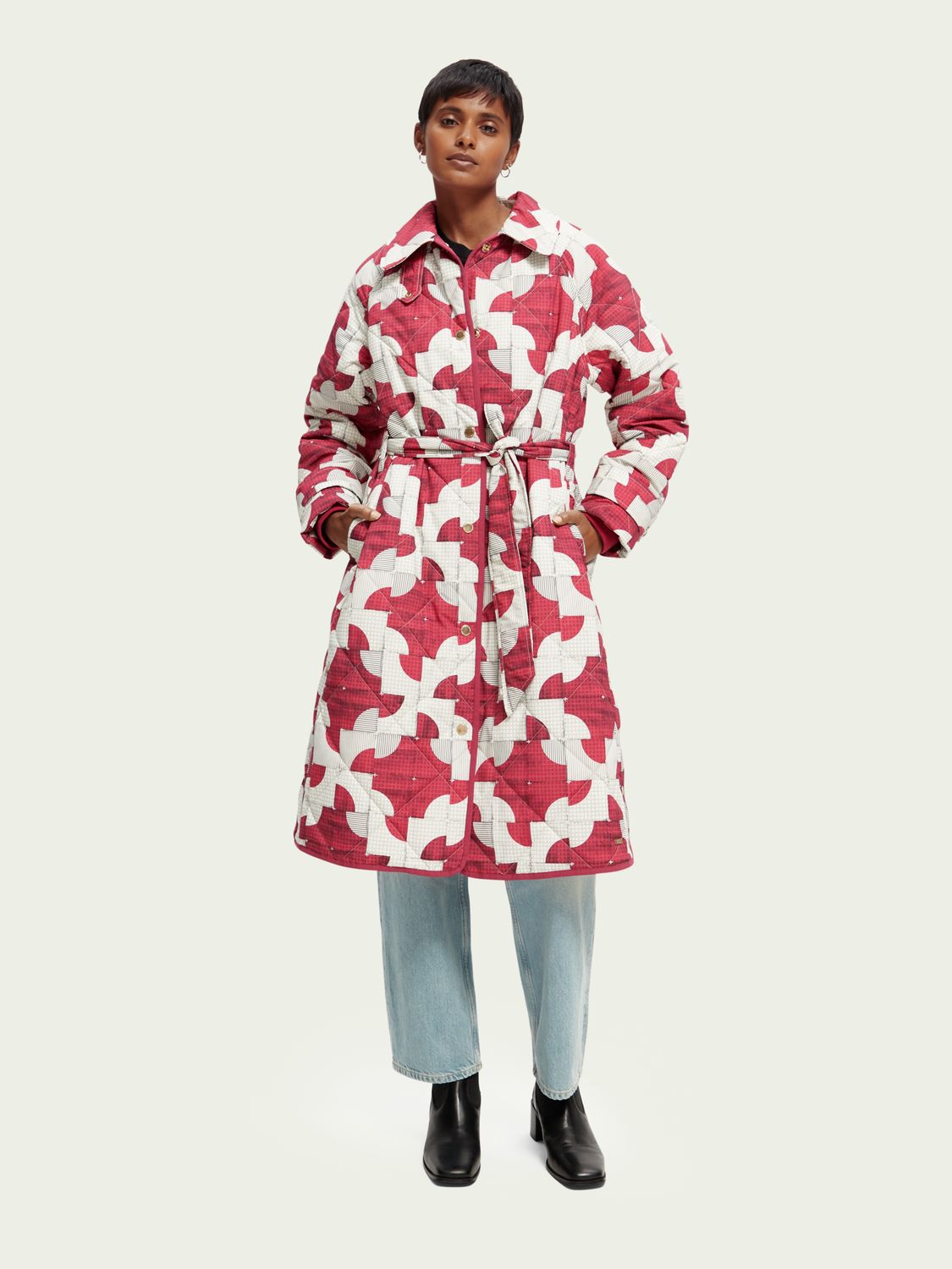 SCOTCH & SODA - Manteau matelassé à ceinture sold by Pepin product image thumbnail 2