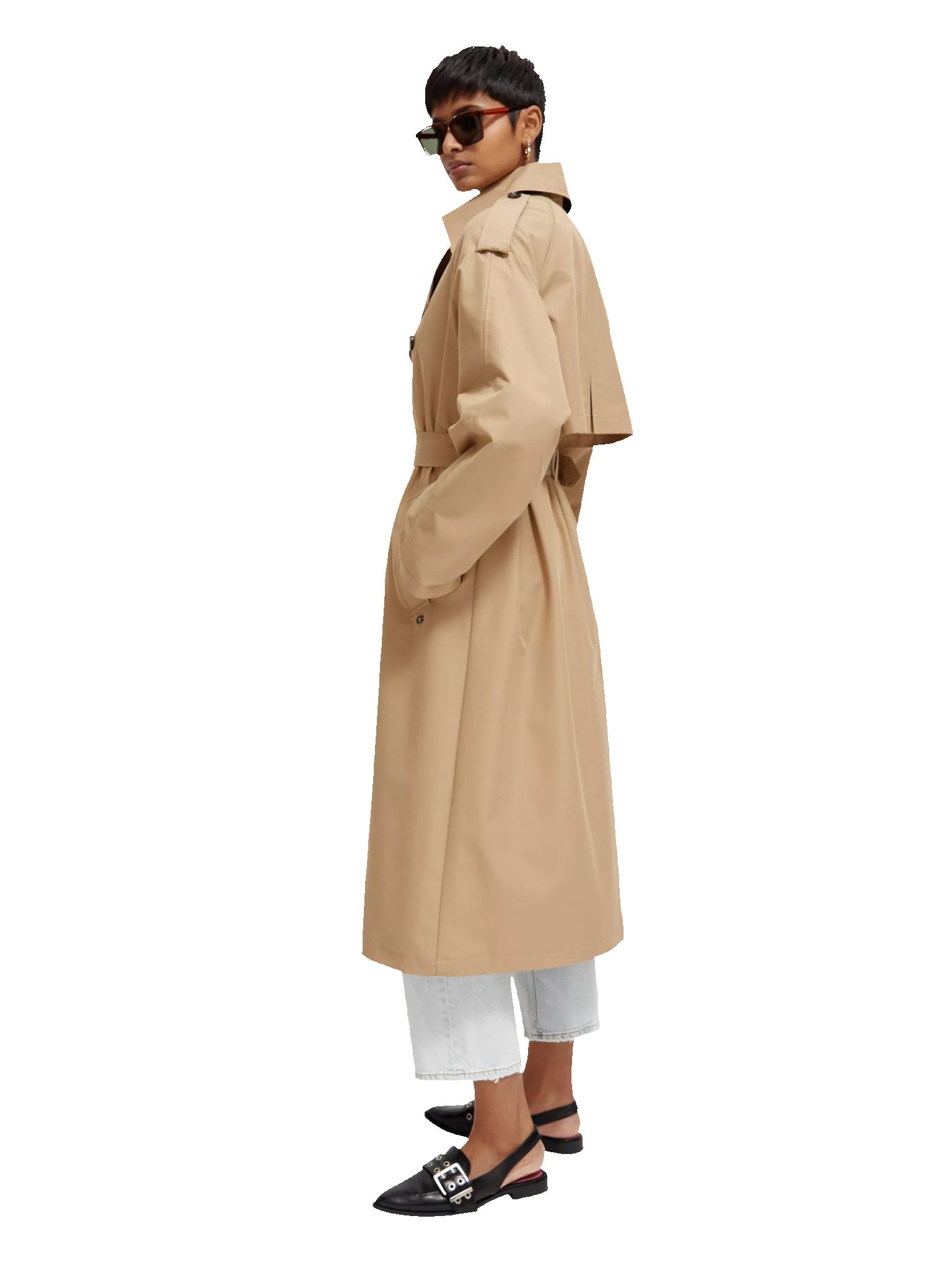 173118-Oversized classic trench coat sold by Pepin product image thumbnail 4