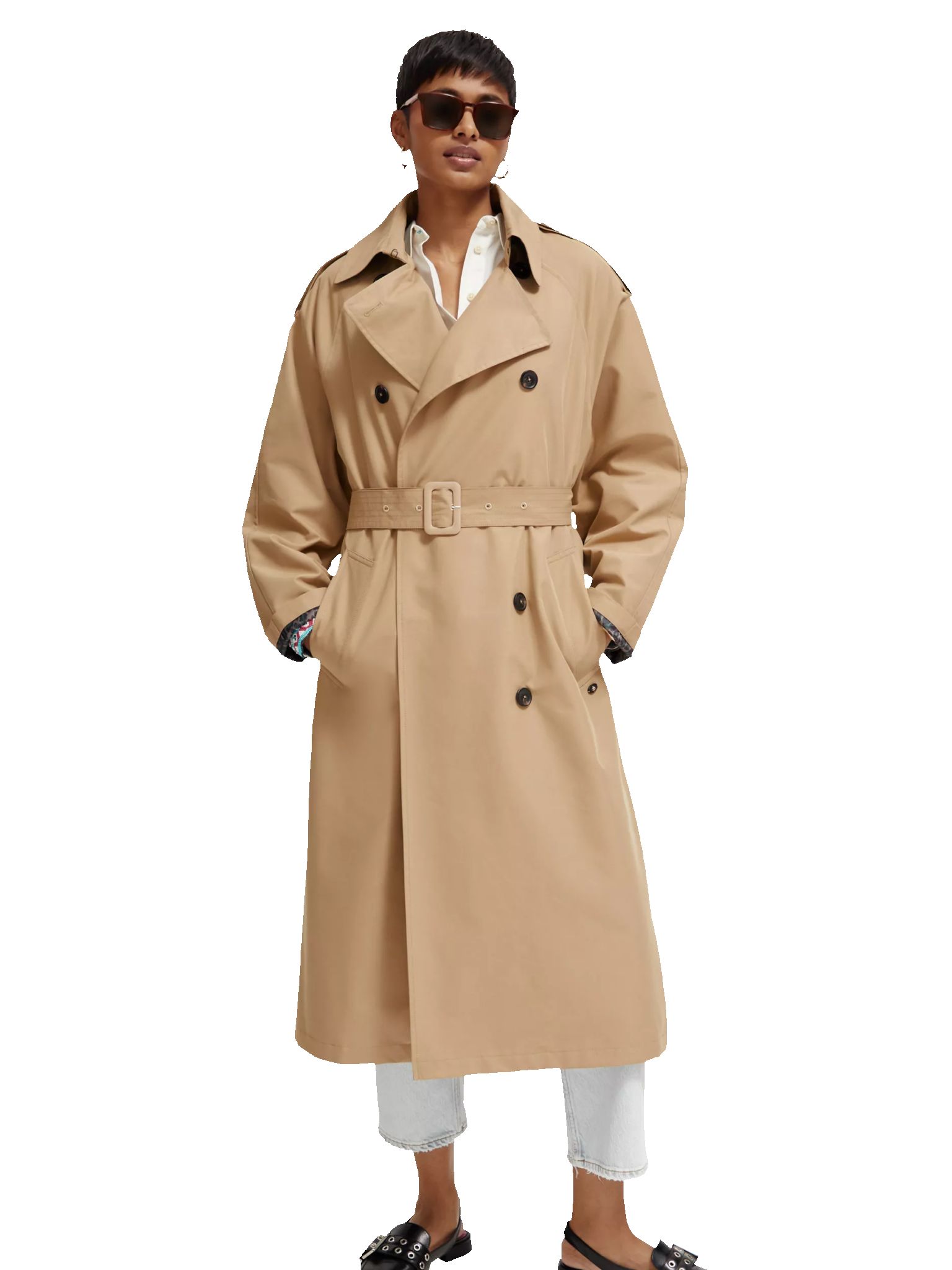 173118-Oversized classic trench coat sold by Pepin
