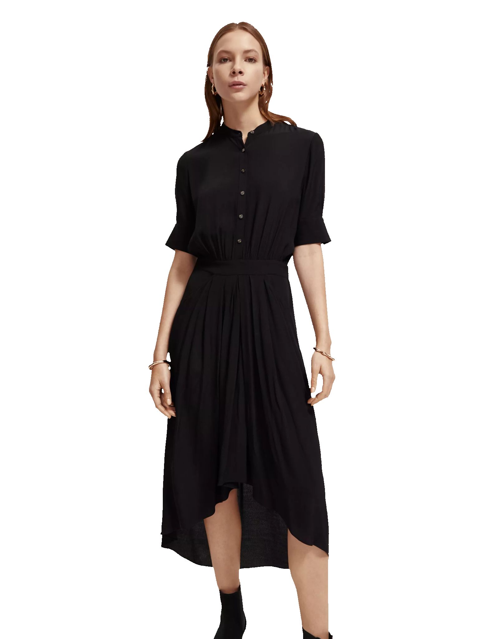 173365-Short-sleeved midi dress sold by Pepin