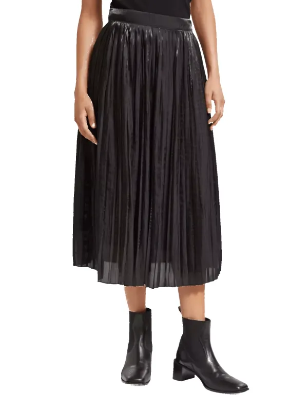 Pleated Maxi Skirt sold by Pepin