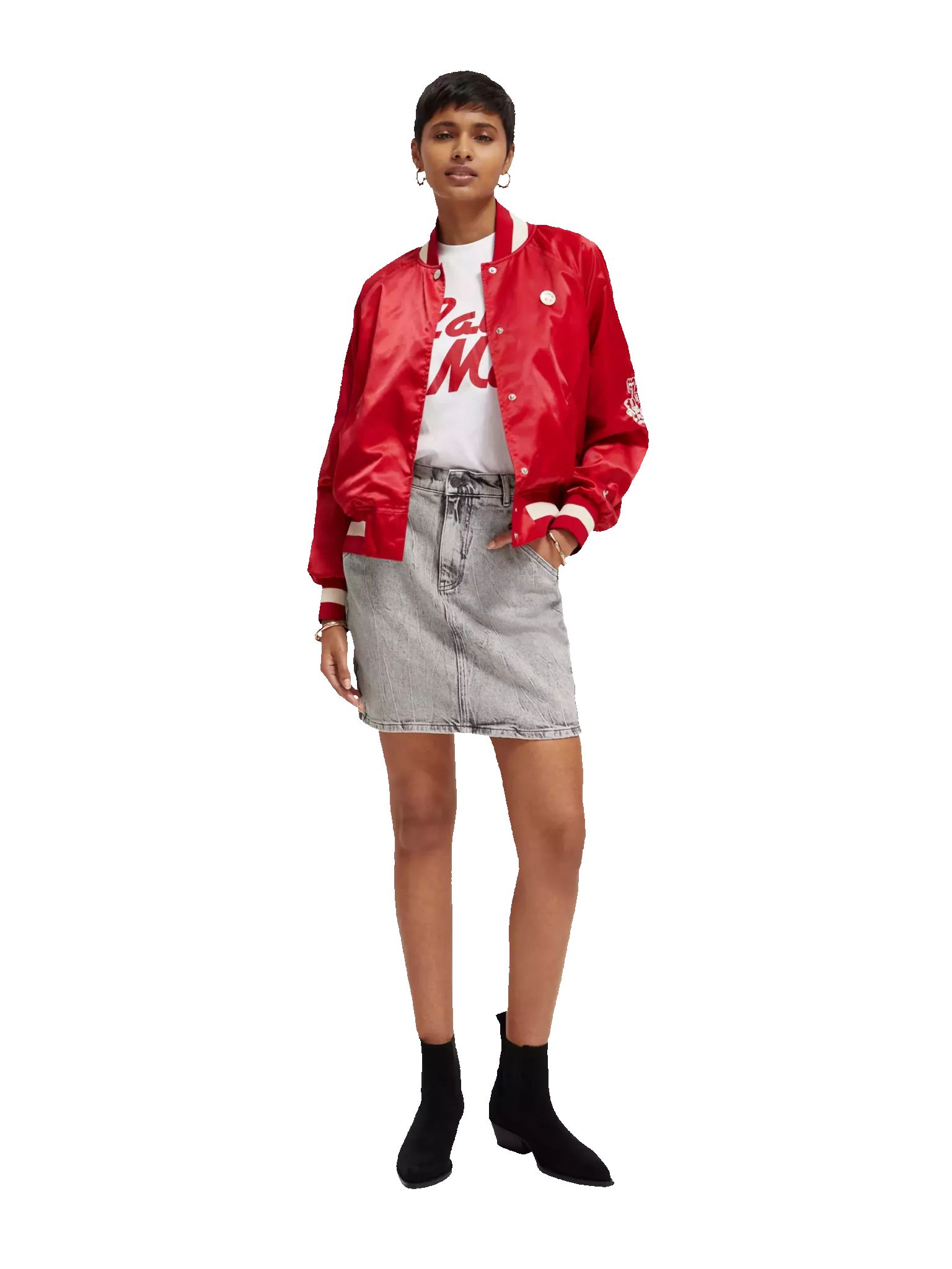 Varsity bomber jacket sold by Pepin product image thumbnail 2