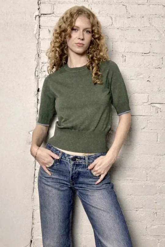 Crew Neck Short Sleeve Pullover sold by Pepin product image thumbnail 3