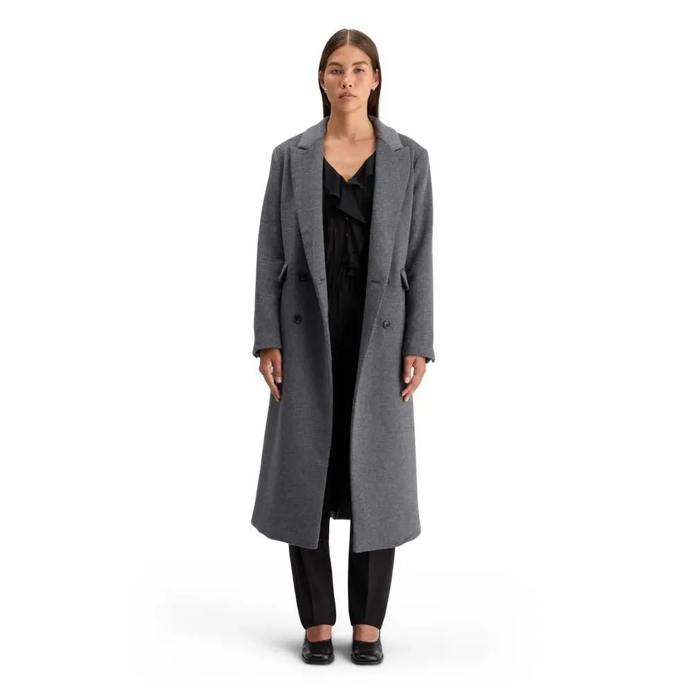 Double Breasted Tailored Wool Blend Coat sold by Pepin product image thumbnail 2