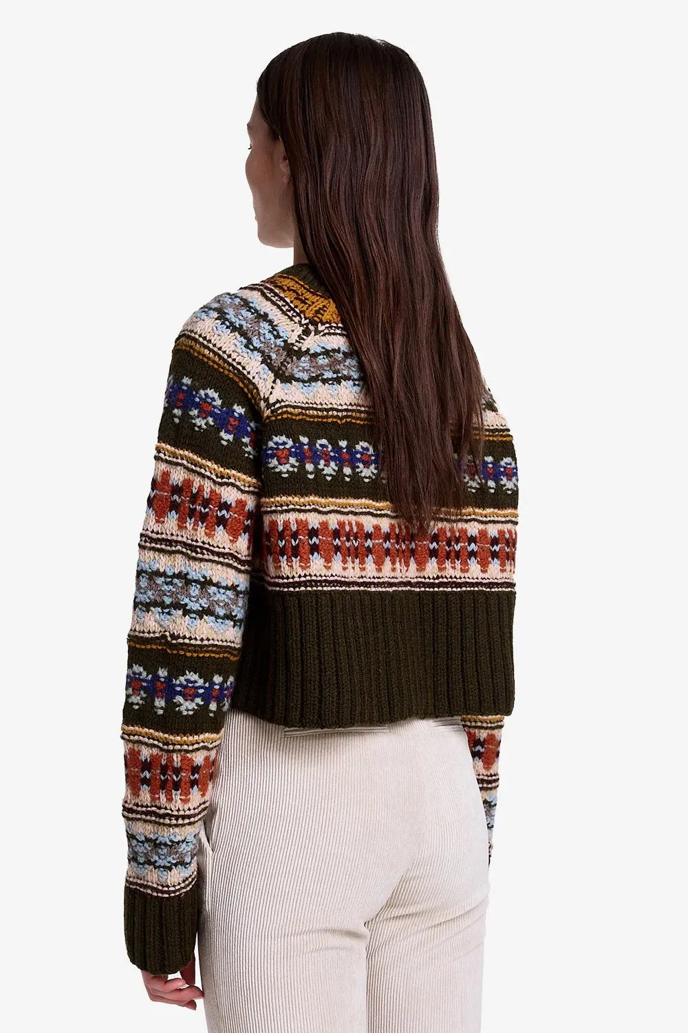Handknit Cropped Crewneck Sweater sold by Pepin product image thumbnail 2