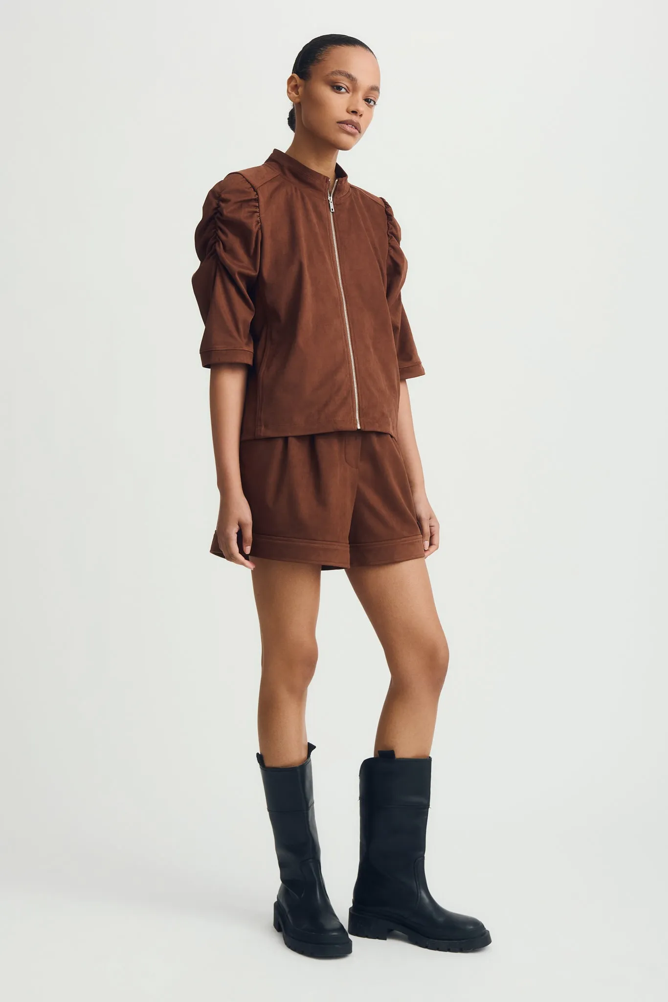 LINA ZIP-UP TOP sold by Pepin