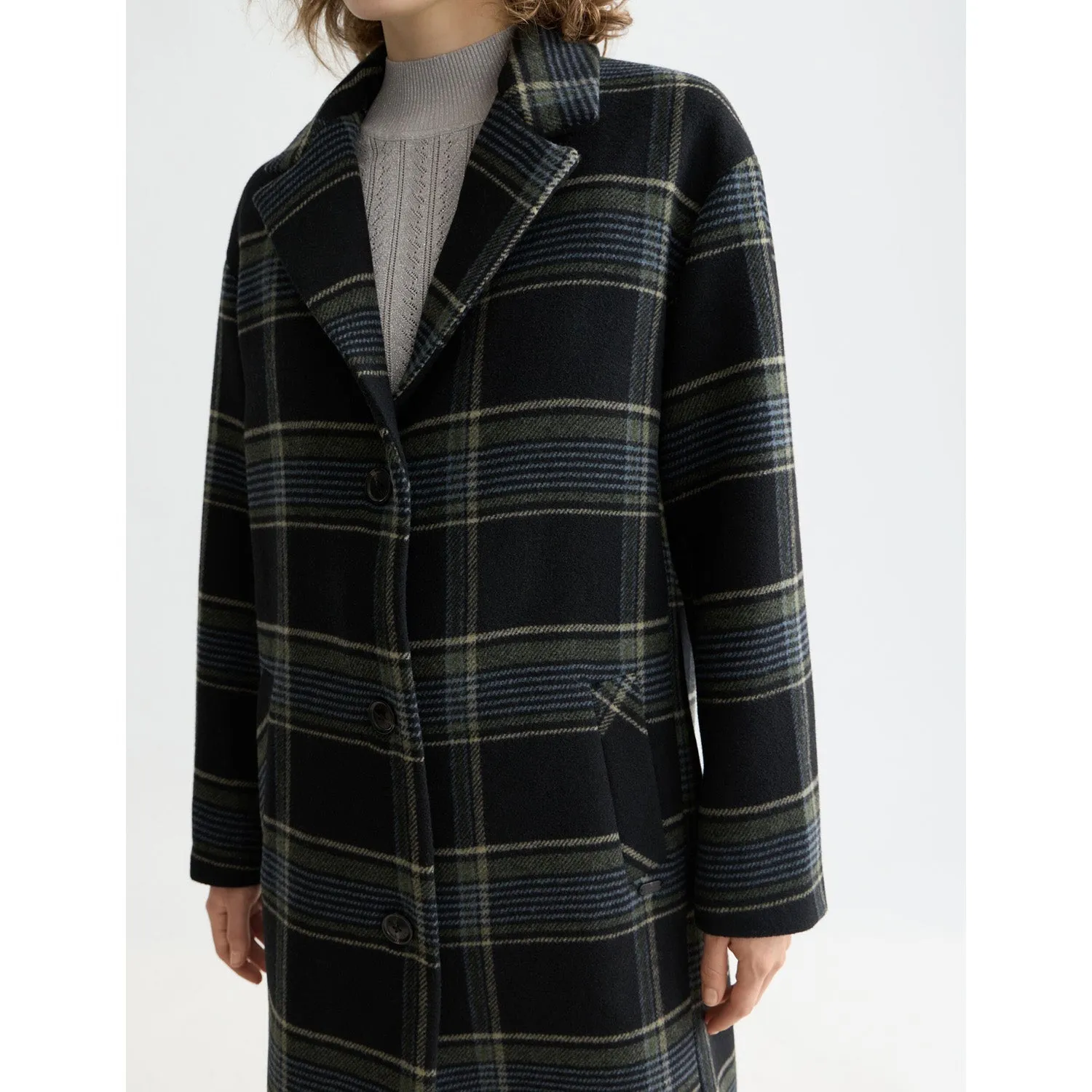 Relaxed Single Breasted Wool Coat sold by Pepin product image thumbnail 4