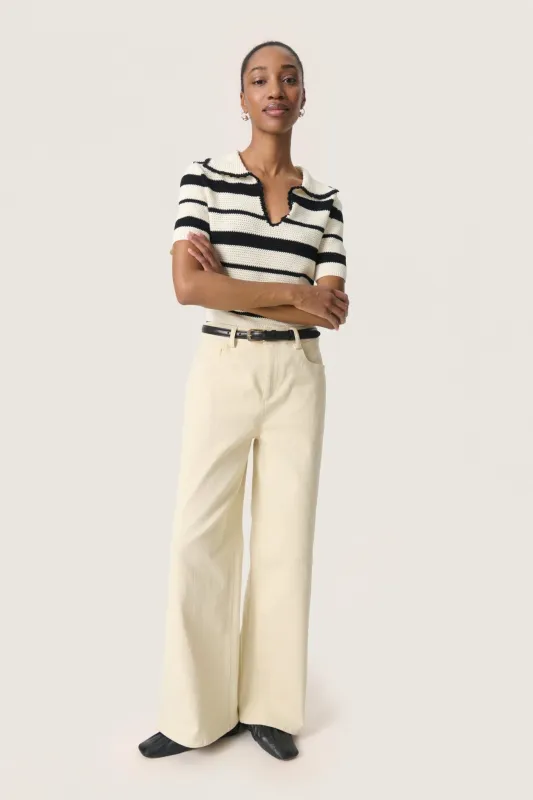 SLSandja Plain Vanesa Pants sold by Pepin