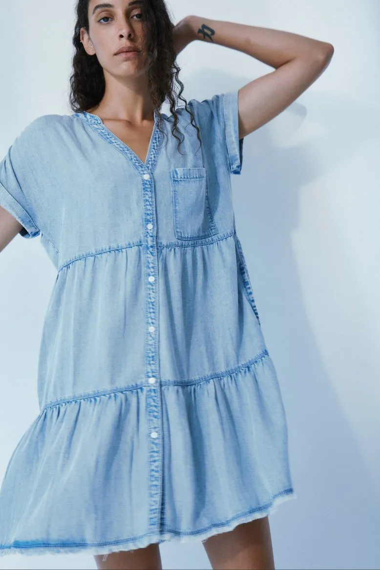 MELISSA NEPTON - Mason denim dress sold by Pepin