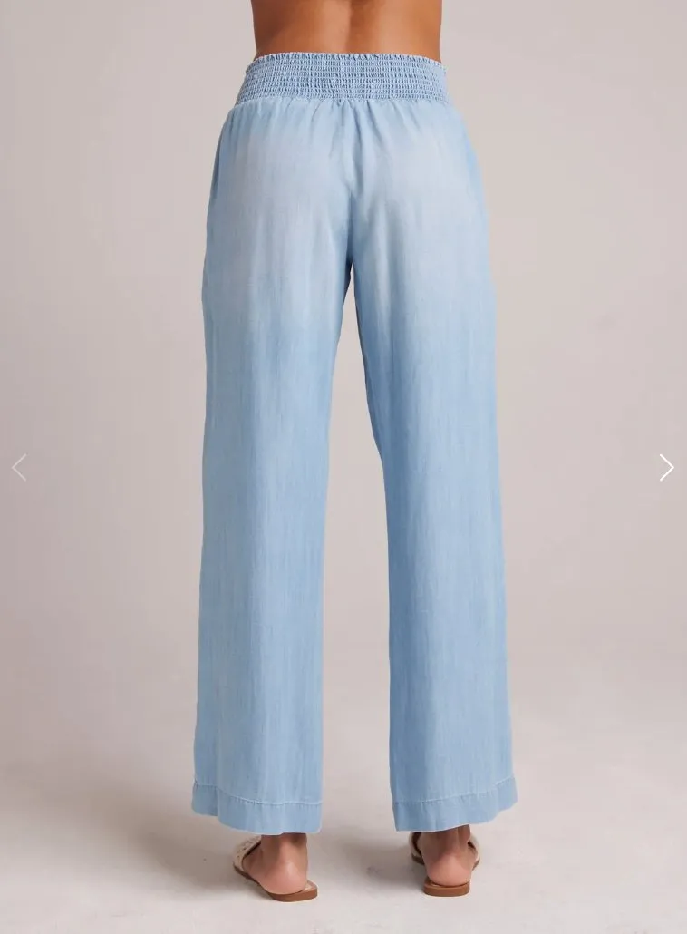 Bella Dahl - Smocked Waist Wide Leg Pant - Caribbean Wash sold by Pepin product image thumbnail 3
