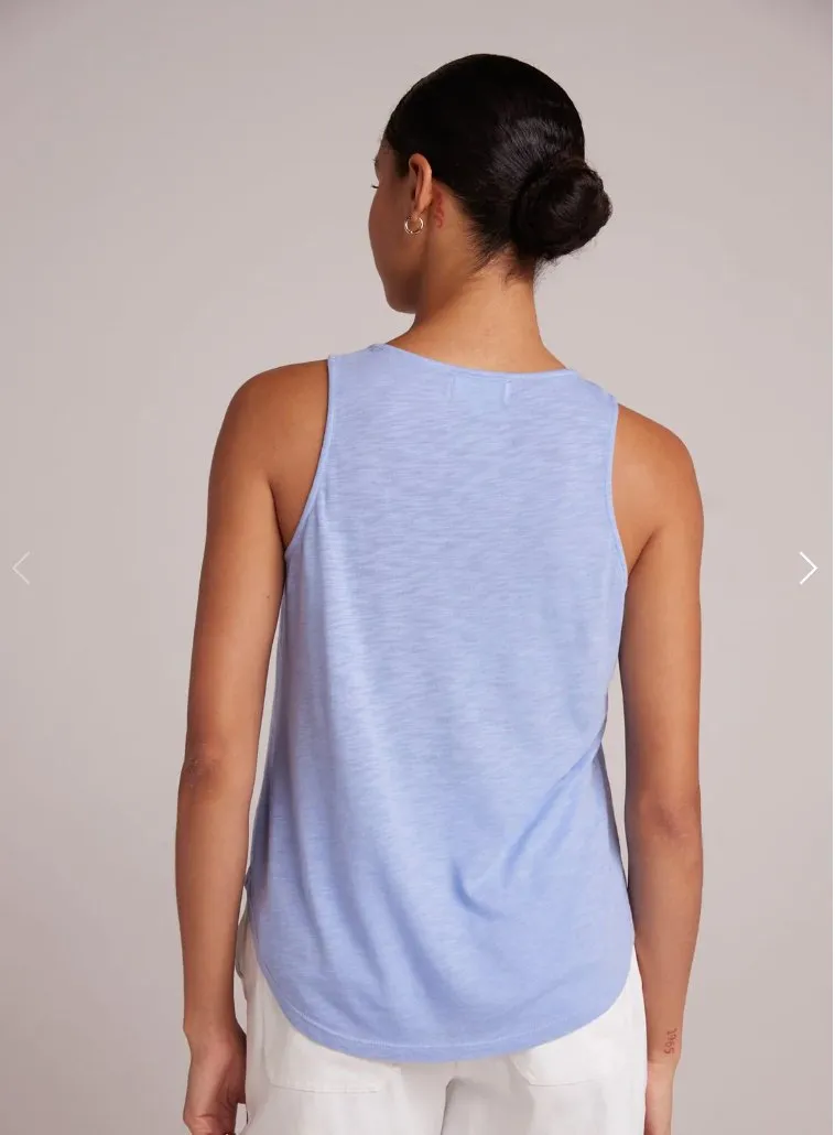 Bella Dahl - SCOOP NECK TANK PERI BLUE sold by Pepin product image thumbnail 2
