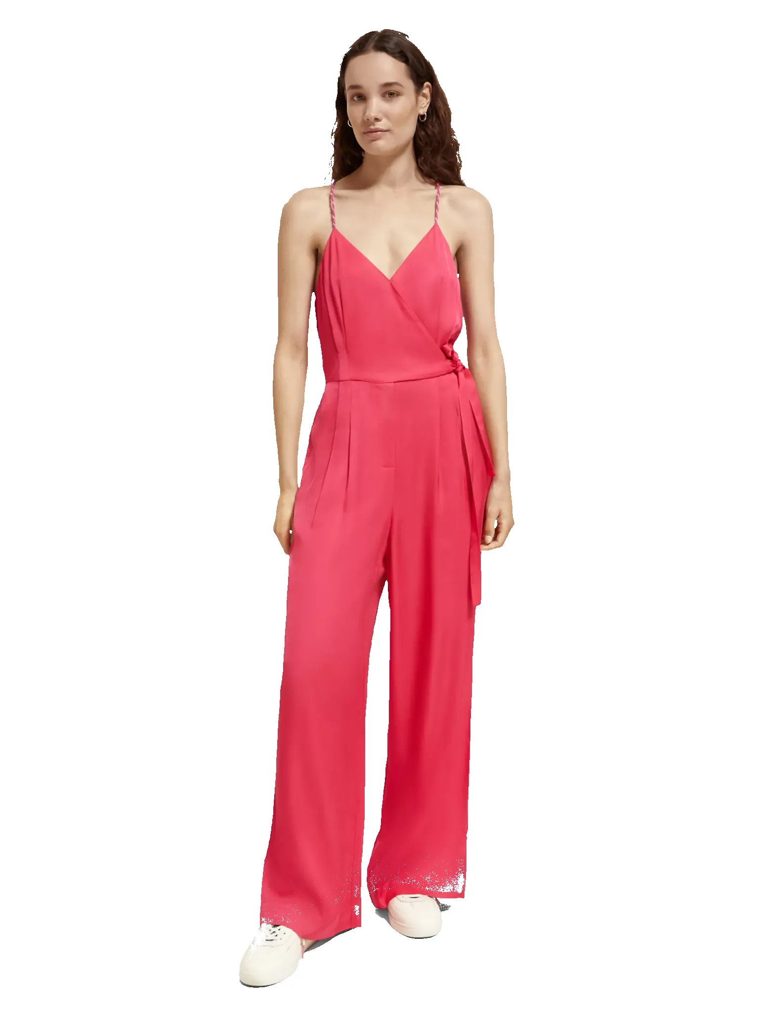 174112-Lightweight V-neck racer back jumpsuit sold by Pepin product image thumbnail 2