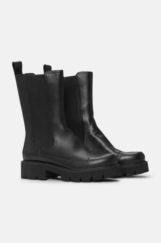 ILSE JACOBSEN - CALF LENGTH BOOTS - Black sold by Pepin