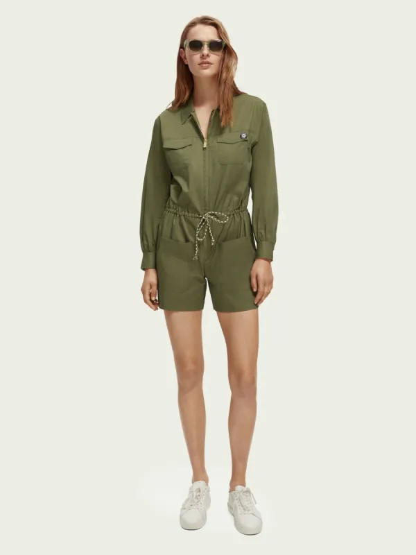 SCOTCH & SODA - COMBISHORT UTILITAIRE MANCHE LONGUE sold by Pepin