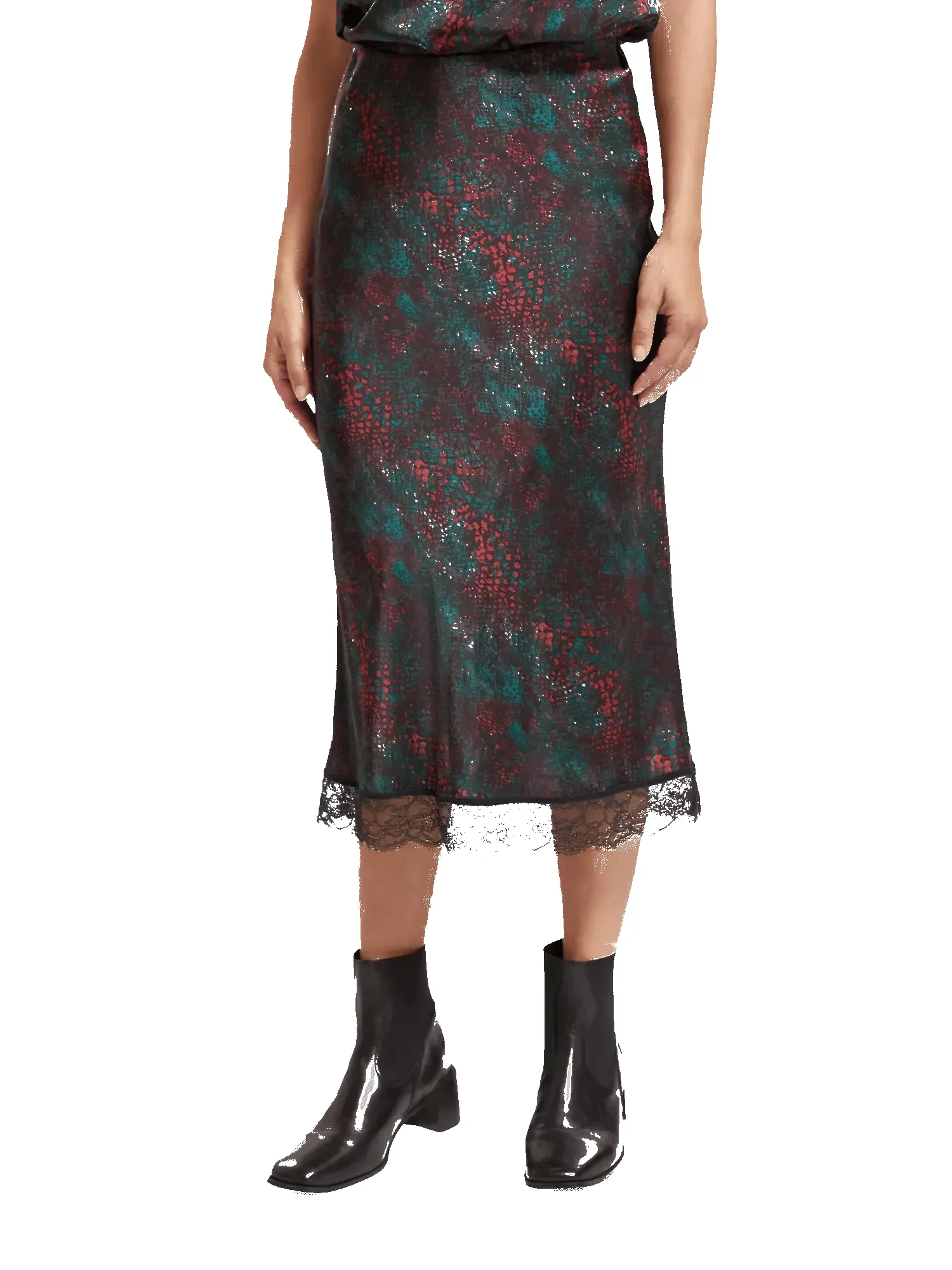 Satin Midi Skirt sold by Pepin product image thumbnail 2