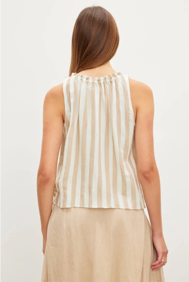 Velvet - ERICA STRIPED TOP sold by Pepin product image thumbnail 3